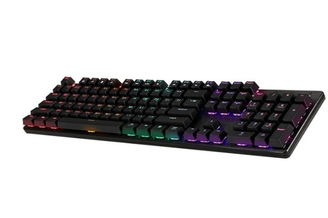 앱코 축교환 레인보우 무빙 LED 기계식 키보드