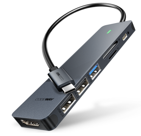 코드웨이 USB C타입 허브 7 IN 1 노트북 맥북 멀티허브