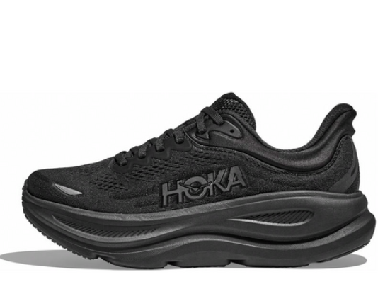 호카 본디 9 블랙 화이트 - 와이드 1162013-BBLC